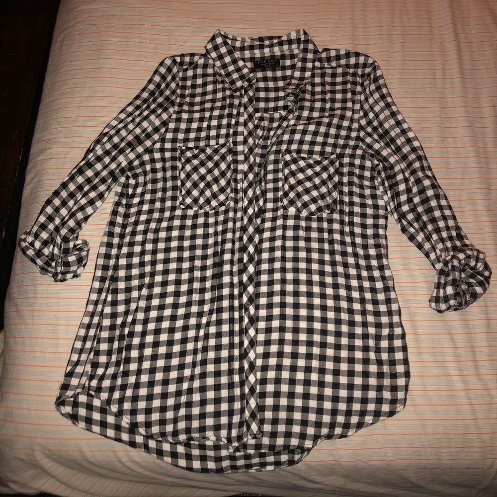 Tinsel Button down Blouse